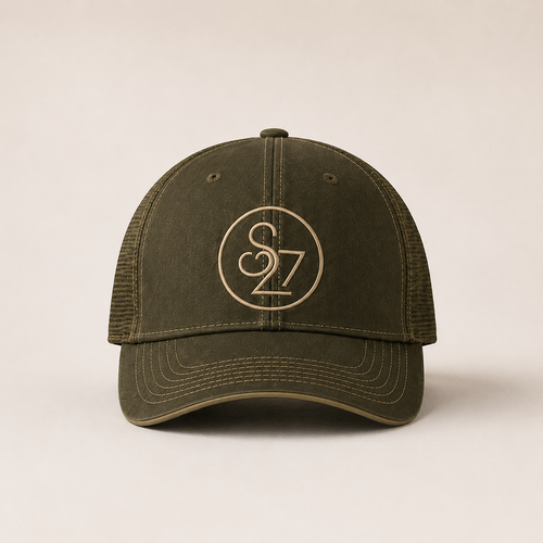 Casquette trucker Studio27 S27 kaki – vue produit