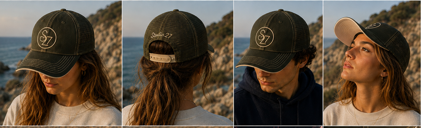 Casquette Studio27 – Trucker S27 – Kaki